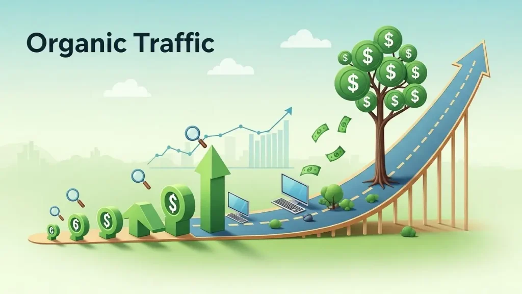 How to Scale Organic Traffic Over Time Without Overspending
